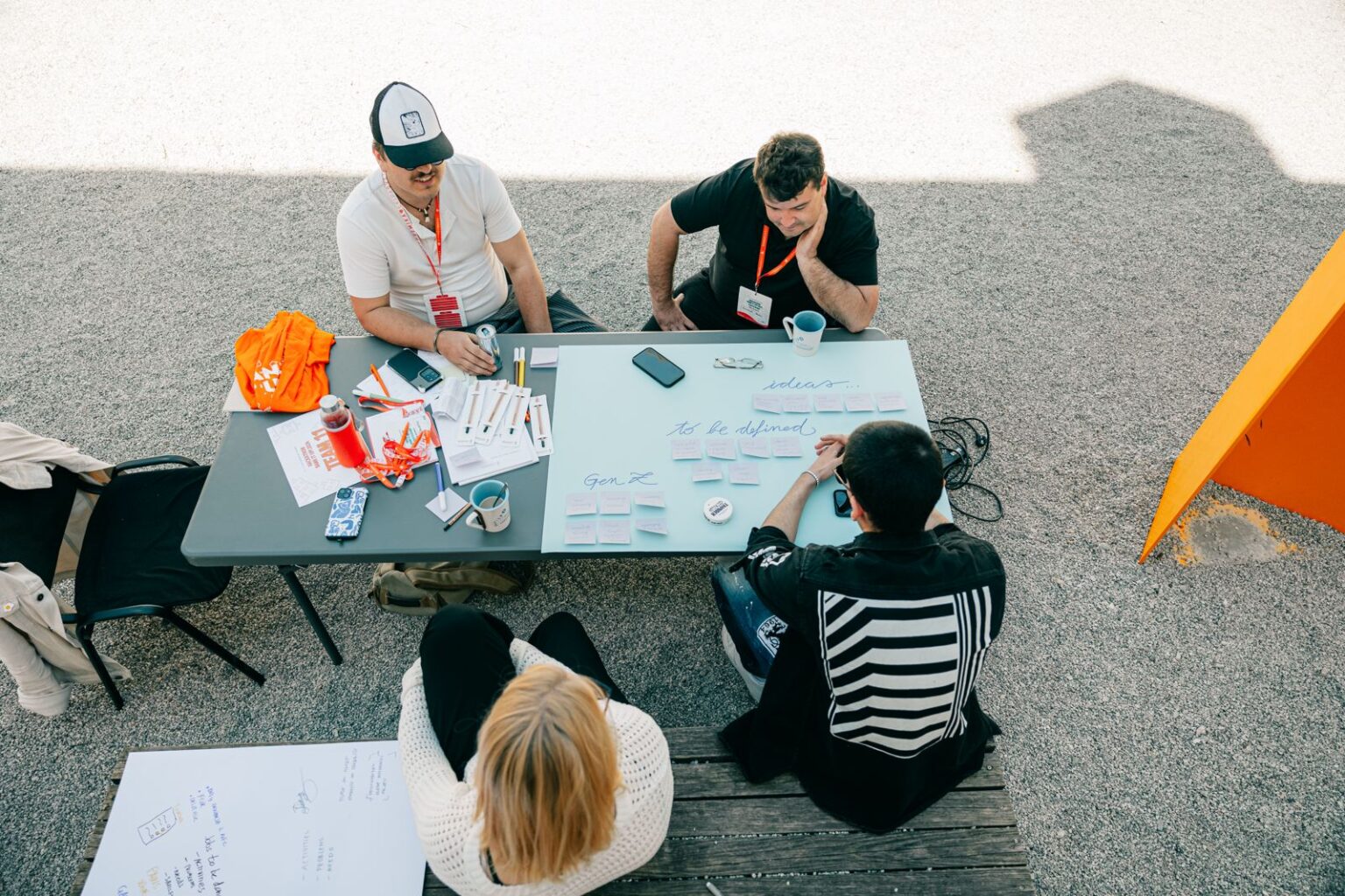 Hackathon working outside